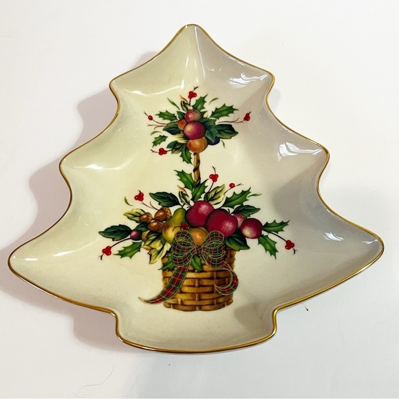 Lenox Holiday Tree Candy Dish – Original Box – Elegant Christmas Table Decor - Picture 4 of 9